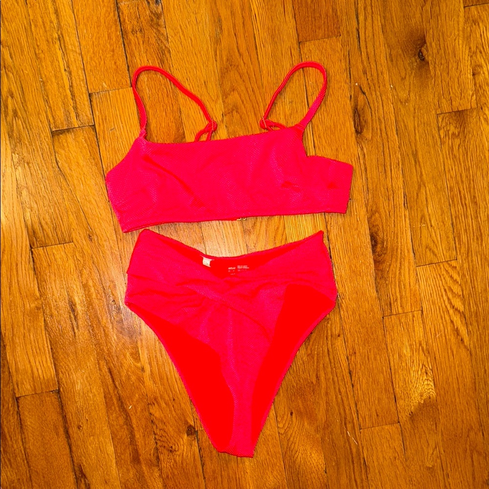 Aerie Red Bikini Set
